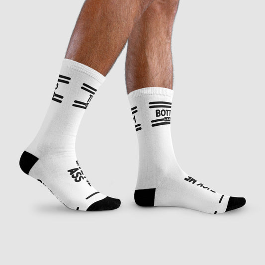 "TOP/BOTTOM" Socks - Versatile Gay Set - Kinky Party Socks