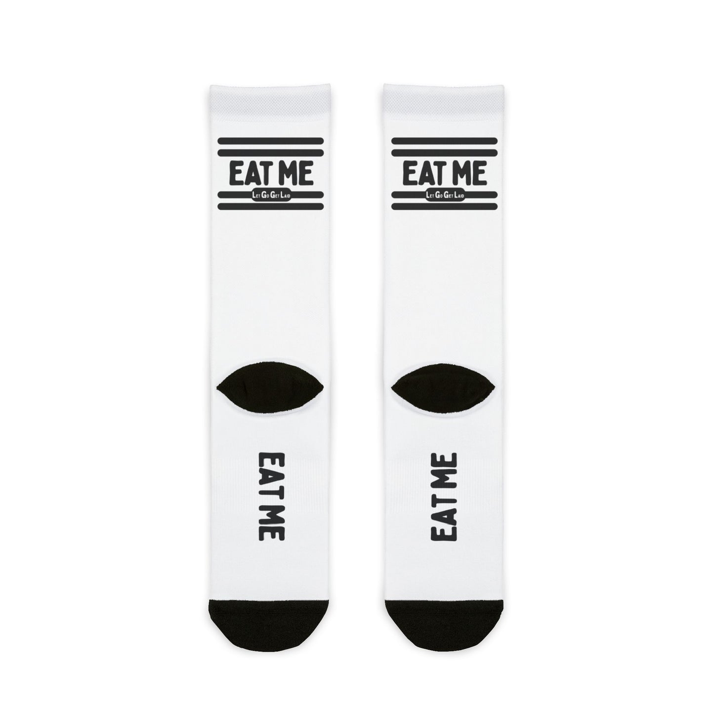 EAT ME gay rimming socks for ass worship - gay kink socks by LetGoGetLaid
