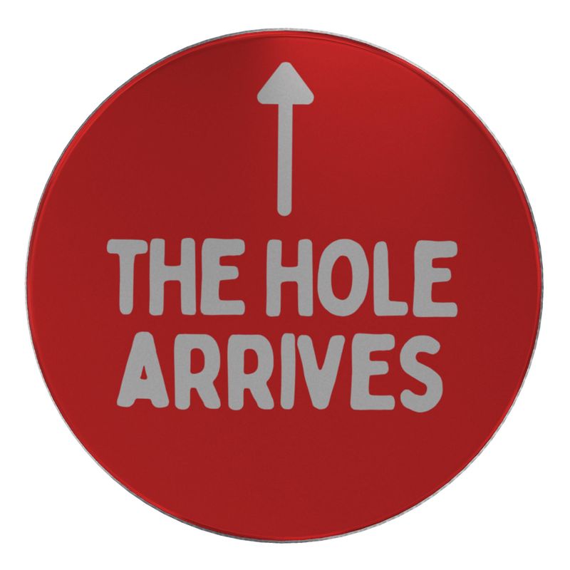 Red round metal lid for erotic candle with play countdown from LGGL