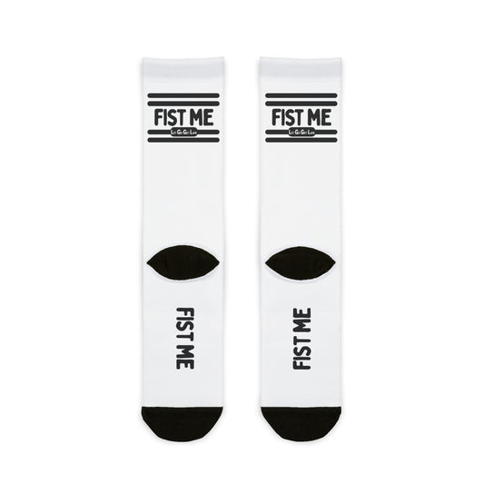 "Fist Me" socks available at www.letgogetlaid.com