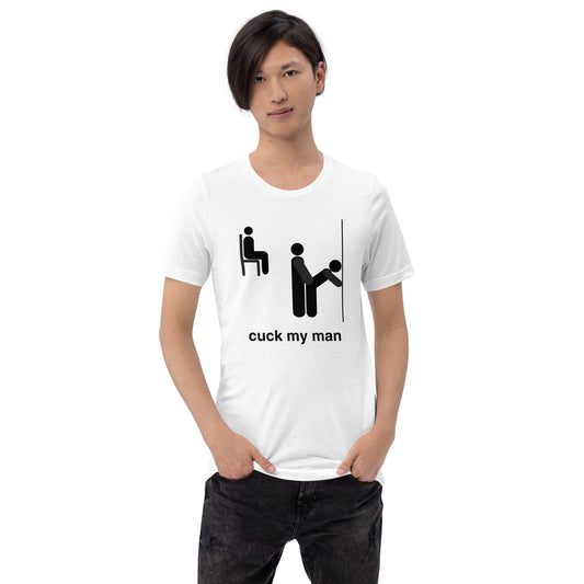 Gay Cuckold T-shirt - "Cuck My Man"