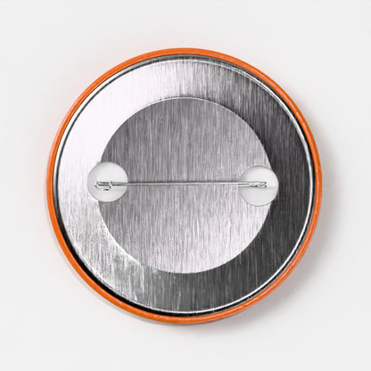 Metal pin back of a LetGoGetLaid gay side kink badge - 56mm safety pin fastening