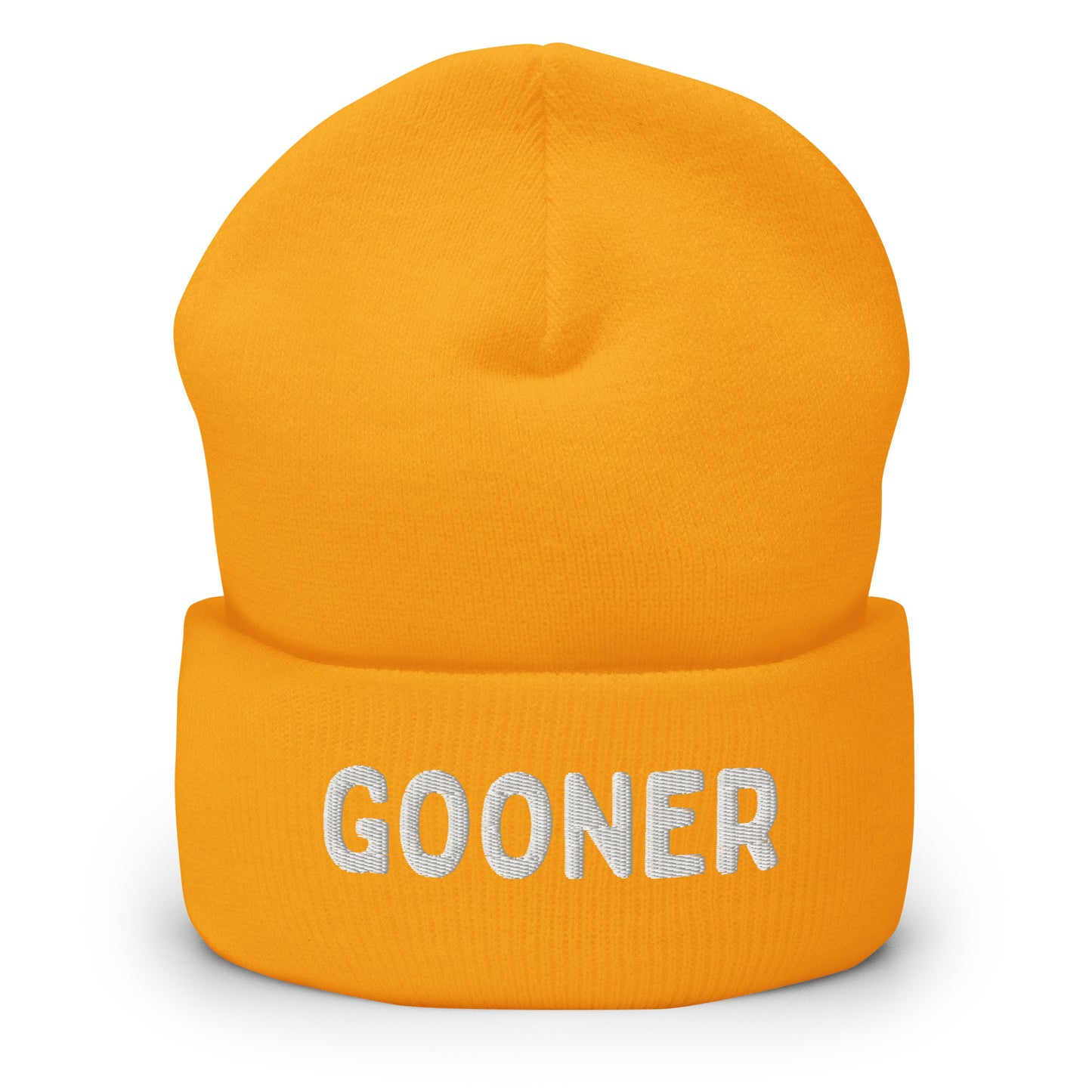 LetGoGetLaid Christmas beanie with "Gooner" text
