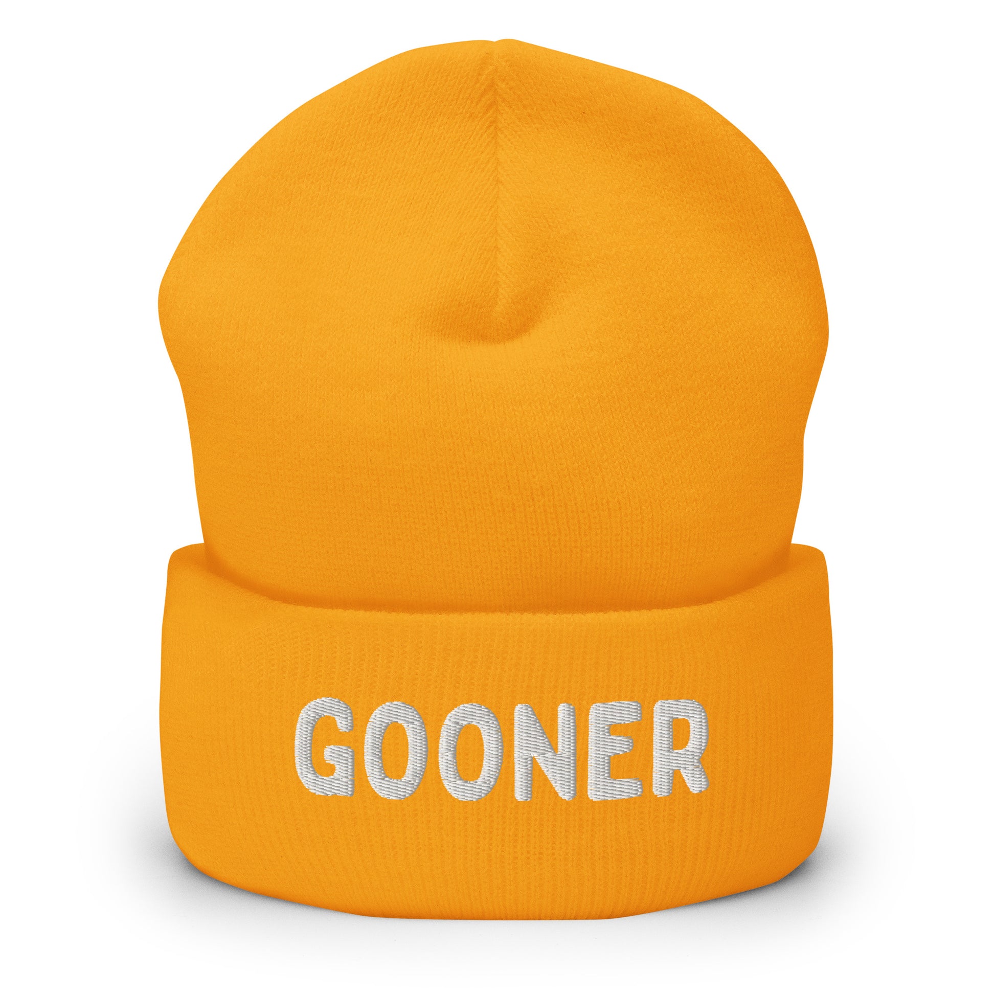 LetGoGetLaid Christmas beanie with "Gooner" text