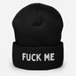 Black beanie with "Fuck Me" text - Christmas gift idea