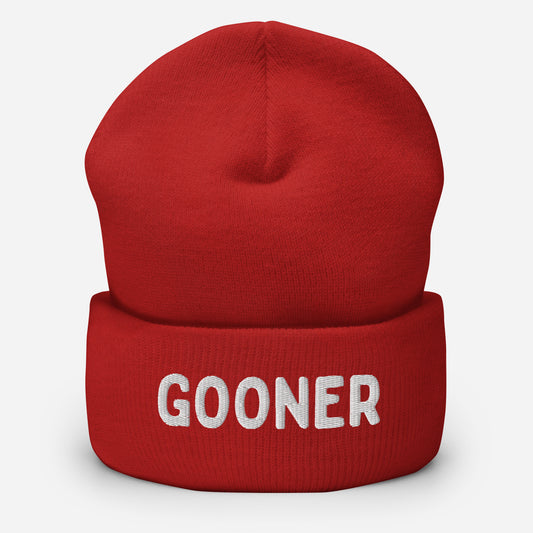LetGoGetLaid Christmas gift - beanie with text "GOONER"