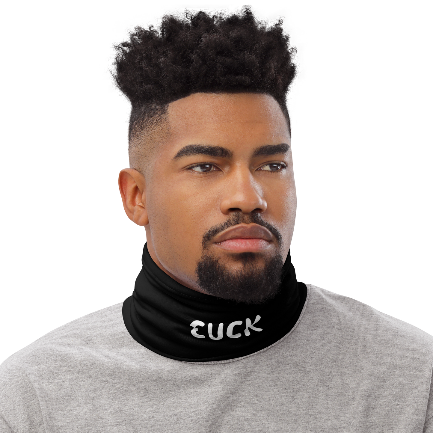 Face Cover - "Cuck" - Red, Black