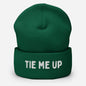 LetGoGetLaid accessories for BDSM play - a beanie with "Tie Me Up" text available at www.letgogetlaid.com