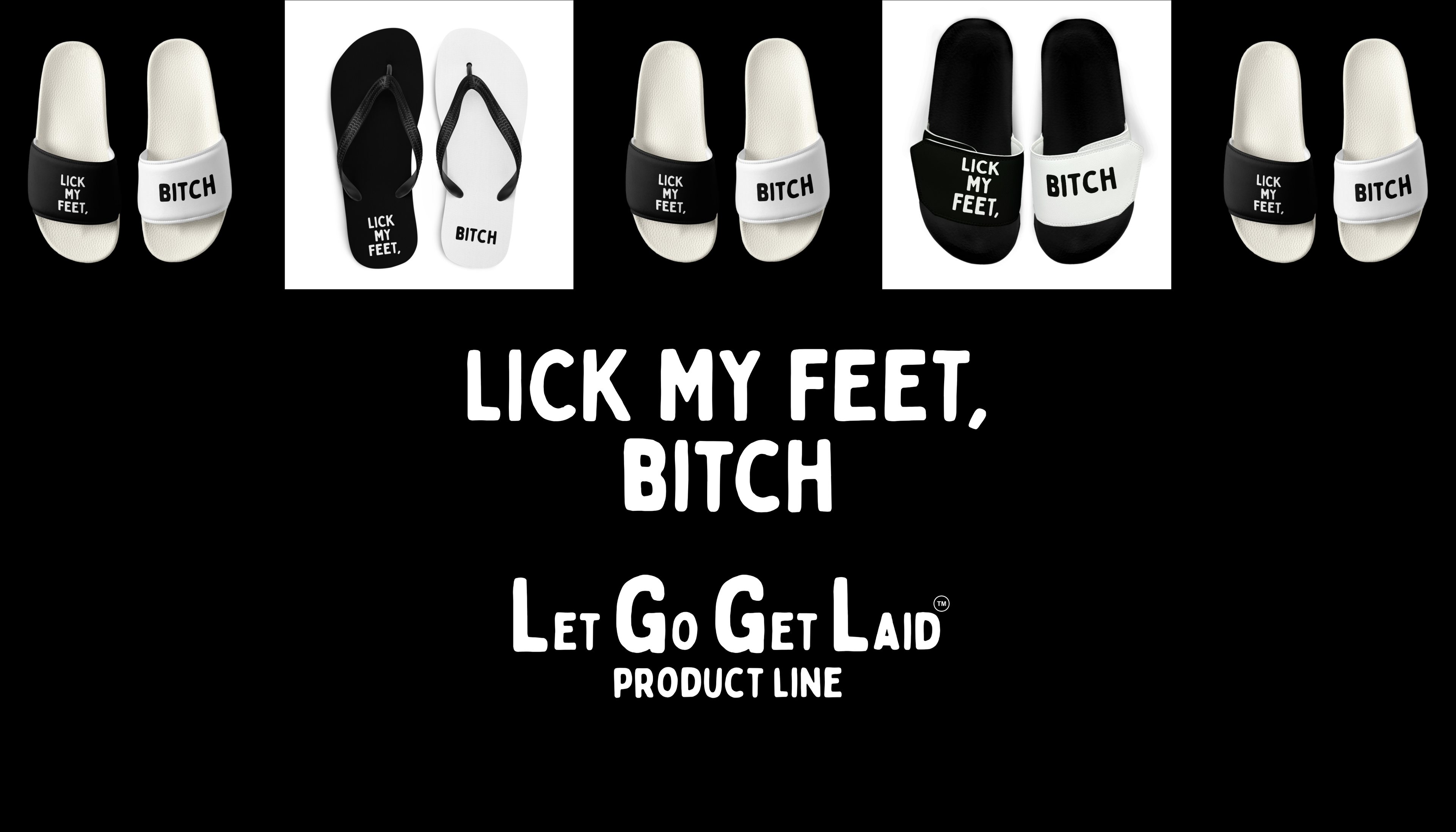 The Ultimate Foot Fetish Accessories - available only at www.letgogetlaid.com
