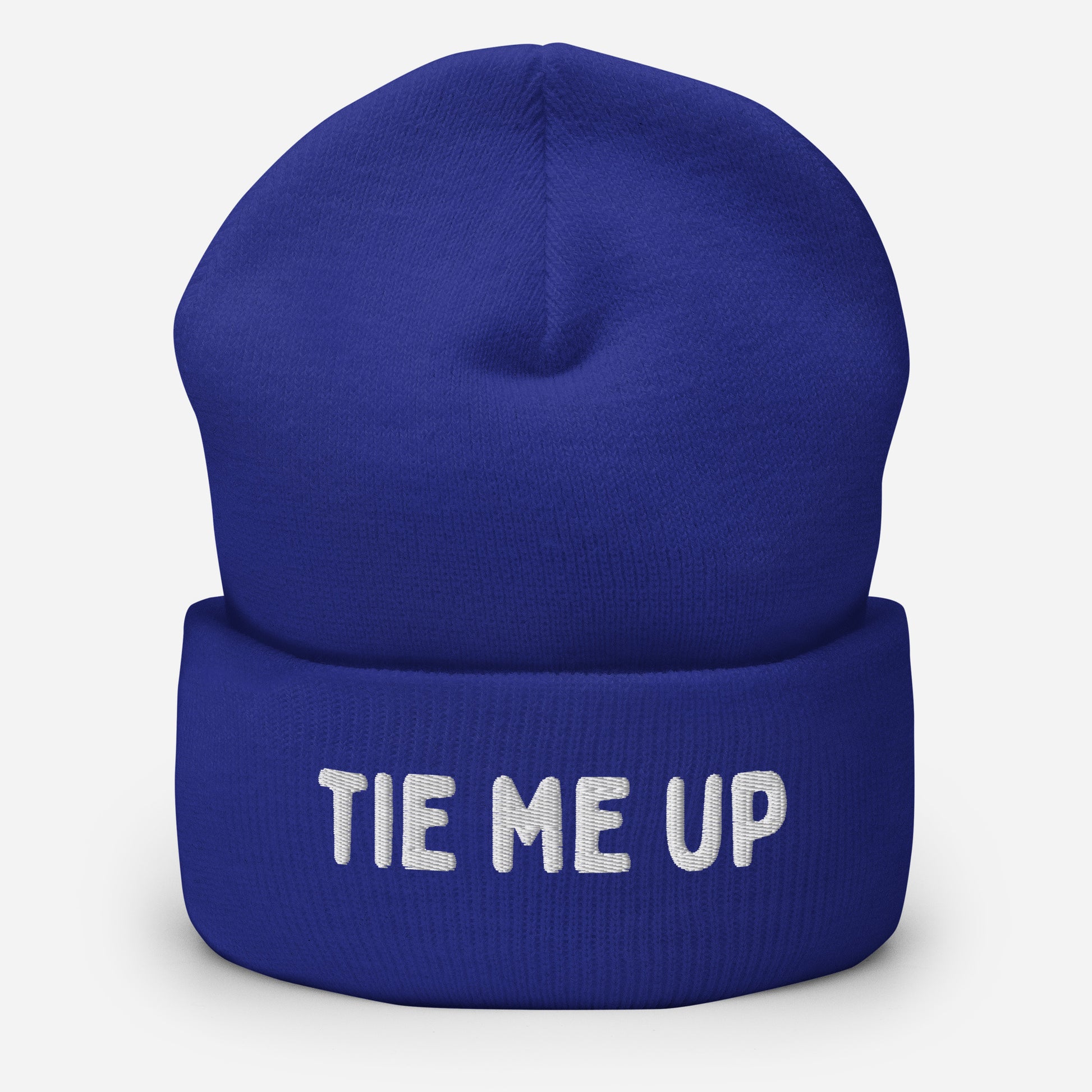 LetGoGetLaid winter gifts for Christmas - "Tie Me Up" beanie for bondage play