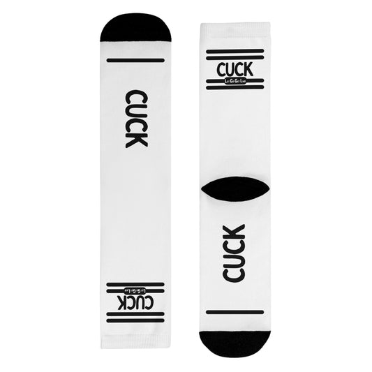"Cuck" kinky socks for cuckolds from LetGoGetLaid