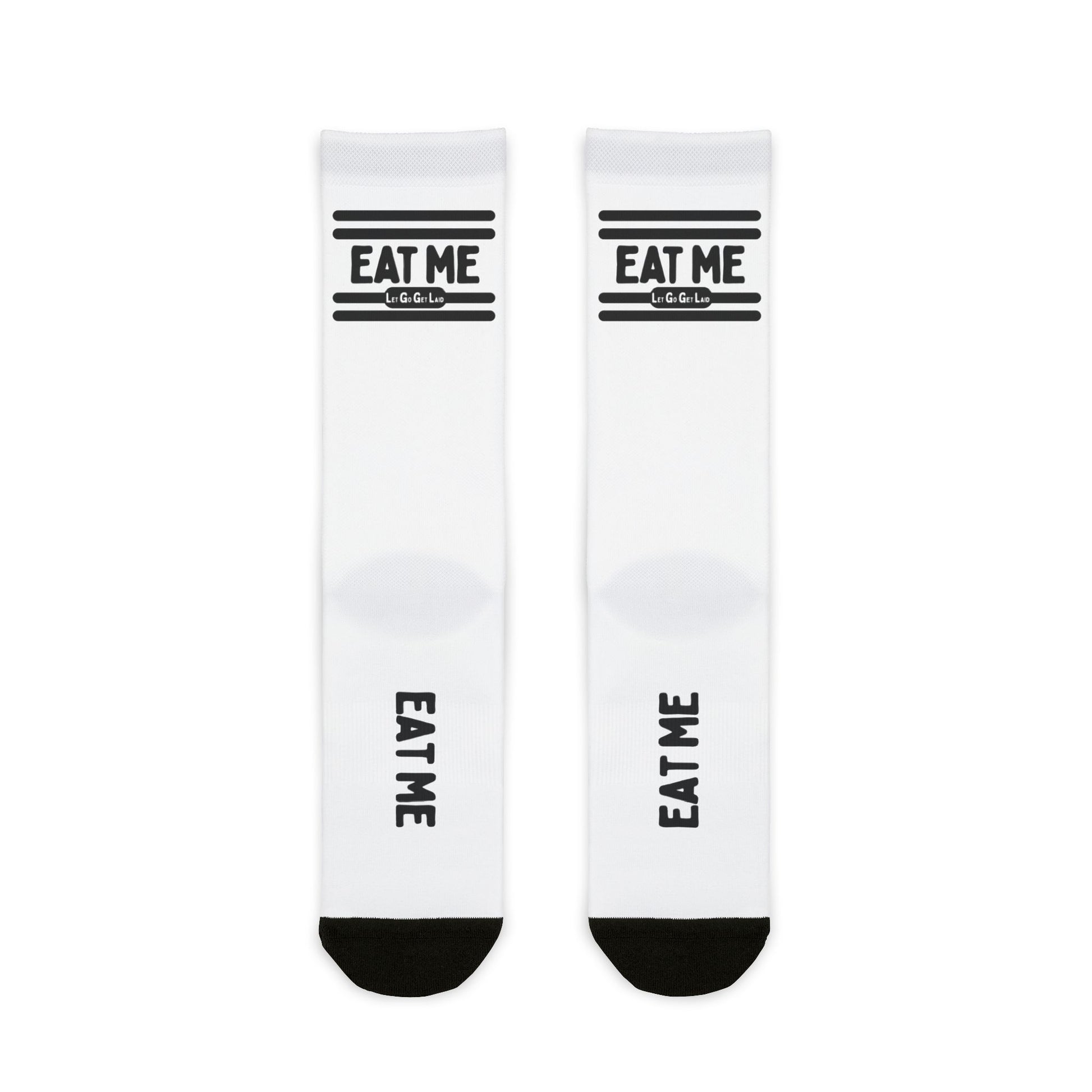 EAT ME socks gay fetish gear - cruising and darkroom rimming socks by LetGoGetLaid