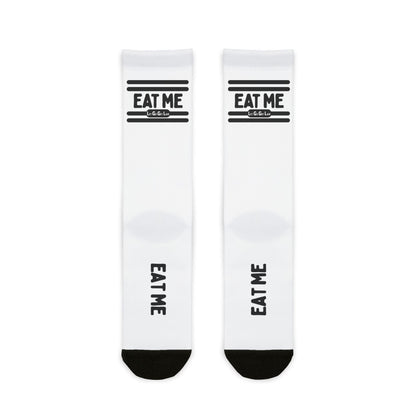 EAT ME socks gay fetish gear - cruising and darkroom rimming socks by LetGoGetLaid