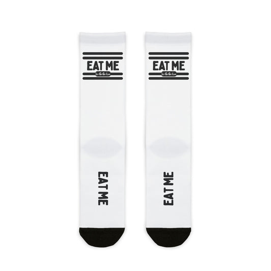 EAT ME socks gay fetish gear - cruising and darkroom rimming socks by LetGoGetLaid