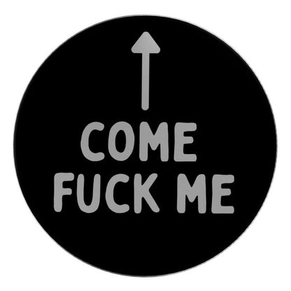 Round metal lid of the erotic LGGL candle