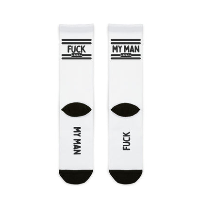 FUCK MY MAN cuckold socks for gay men into cuckolding and bull play