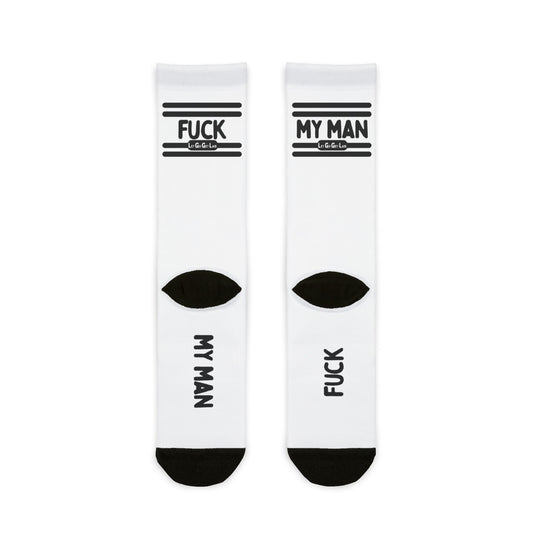 LetGoGetLaid cuckolding accessories with "Fuck my man" text available at www.letgogetlaid.com