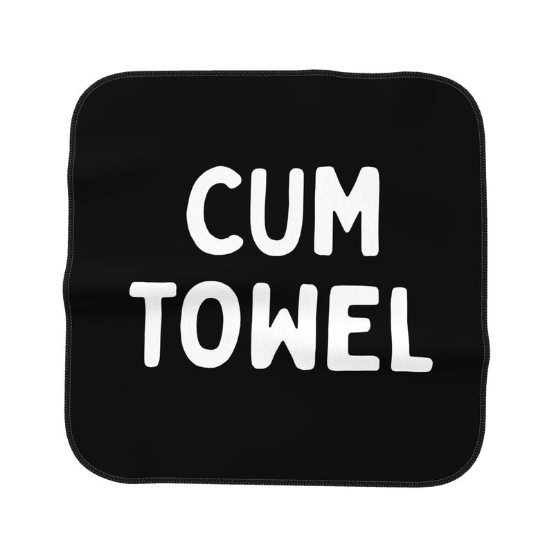 LetGoGetLaid Atercare Towel with "Cum Towel" text