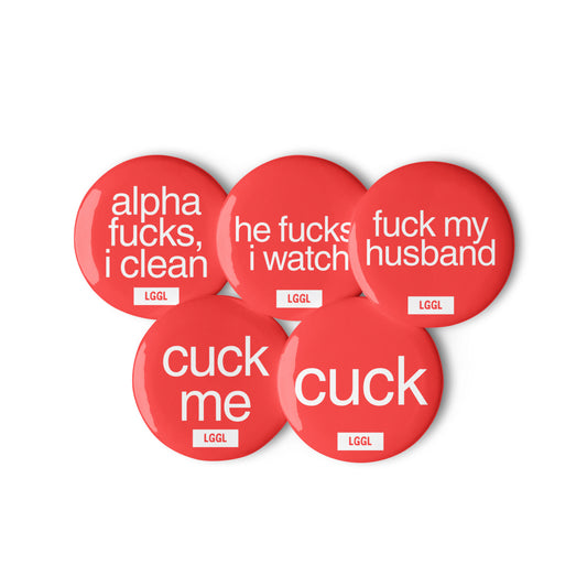 Sex-positive pin badges for gay pride accessory