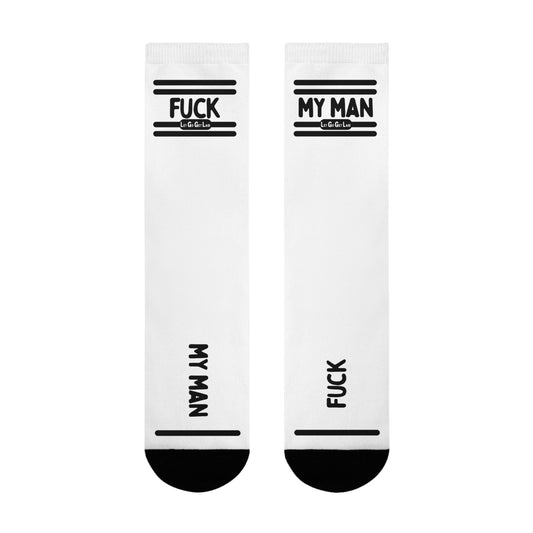 Gay cuckold socks with kinky text
