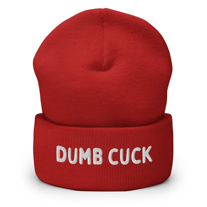 Red beanie from the Cuckolding collection - only at www.letgogetlaid.com