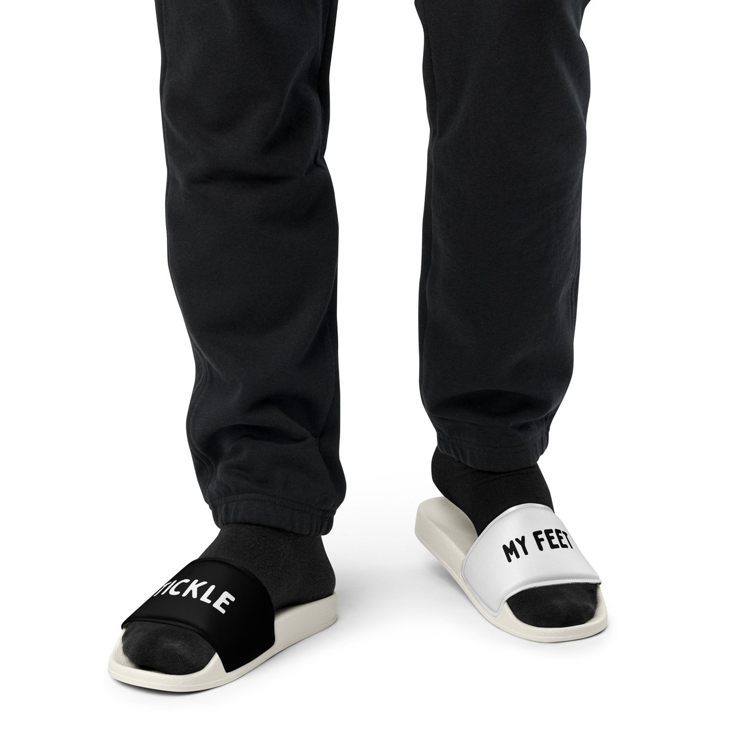 TICKLE MY FEET Fetish Slides - Gay Kinky Gear