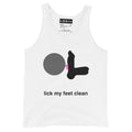 Sweaty feet licking and worshipping tank top