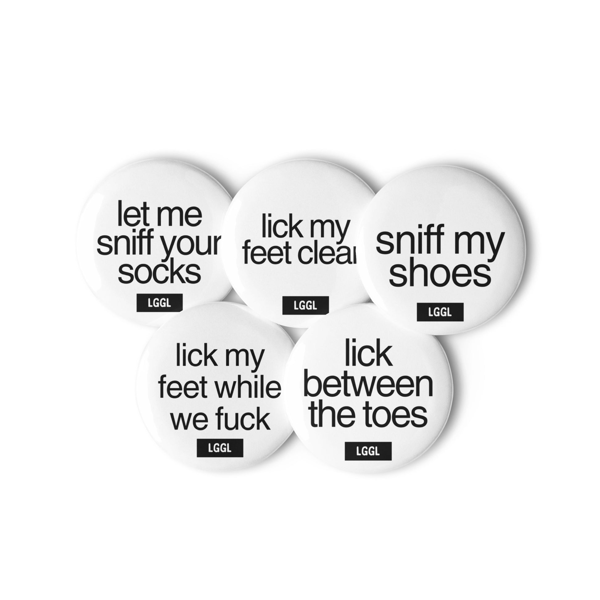 Gay foot worship pin badge collection - 20 feet, socks and shoe fetish designs about make feet worship