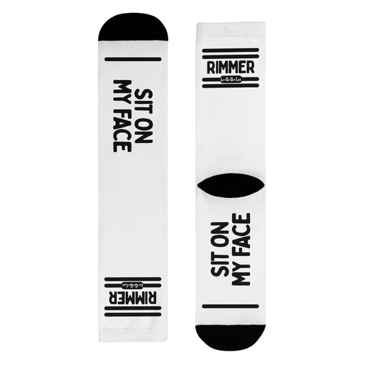 Gay socks "Rimmer - Sit on my face" for assplay and facesitting fans