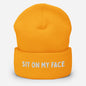 Let Go Get Laid christmas gifts for winter - a gold rimming beanie