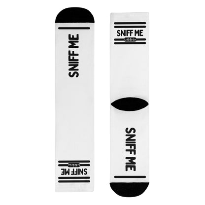 White "Sniff Me" Socks - Feet, Socks, and Shoes Worship Zone Collection