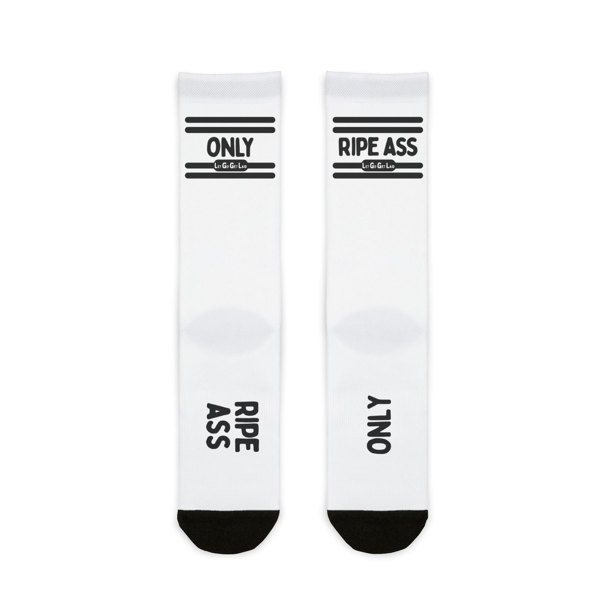 RIPE ASS ONLY gay rimming socks - ripe ass fetish crew socks for men