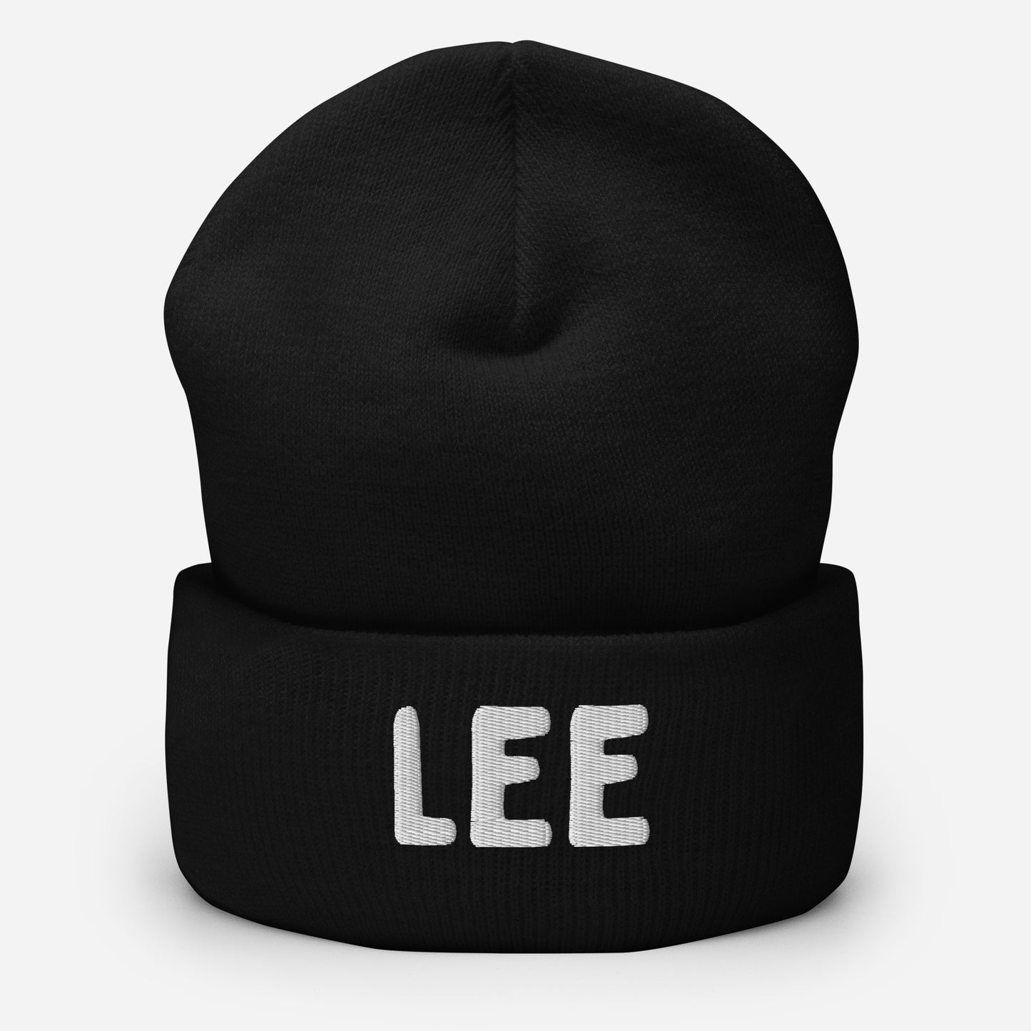 LetGoGetLaid Kinky Beanie: Ticklee Gear - Black Beanie with Lee text