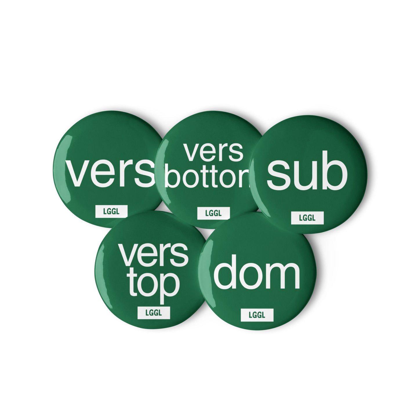 Gay vers fetish pin badge collection - full versatile kink badge set by LetGoGetLaid
