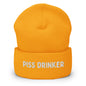 Gold Golden shower accessories - "Piss Drinker" beanie - a Christmas gift idea
