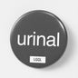 "Urinal" watersports pin badge - urinal fetish kink signal for sex clubs