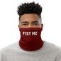 Face mask with "Fist me" text for dl anon fun