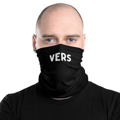 DL anon play accessories - "Vers" text on a face cover