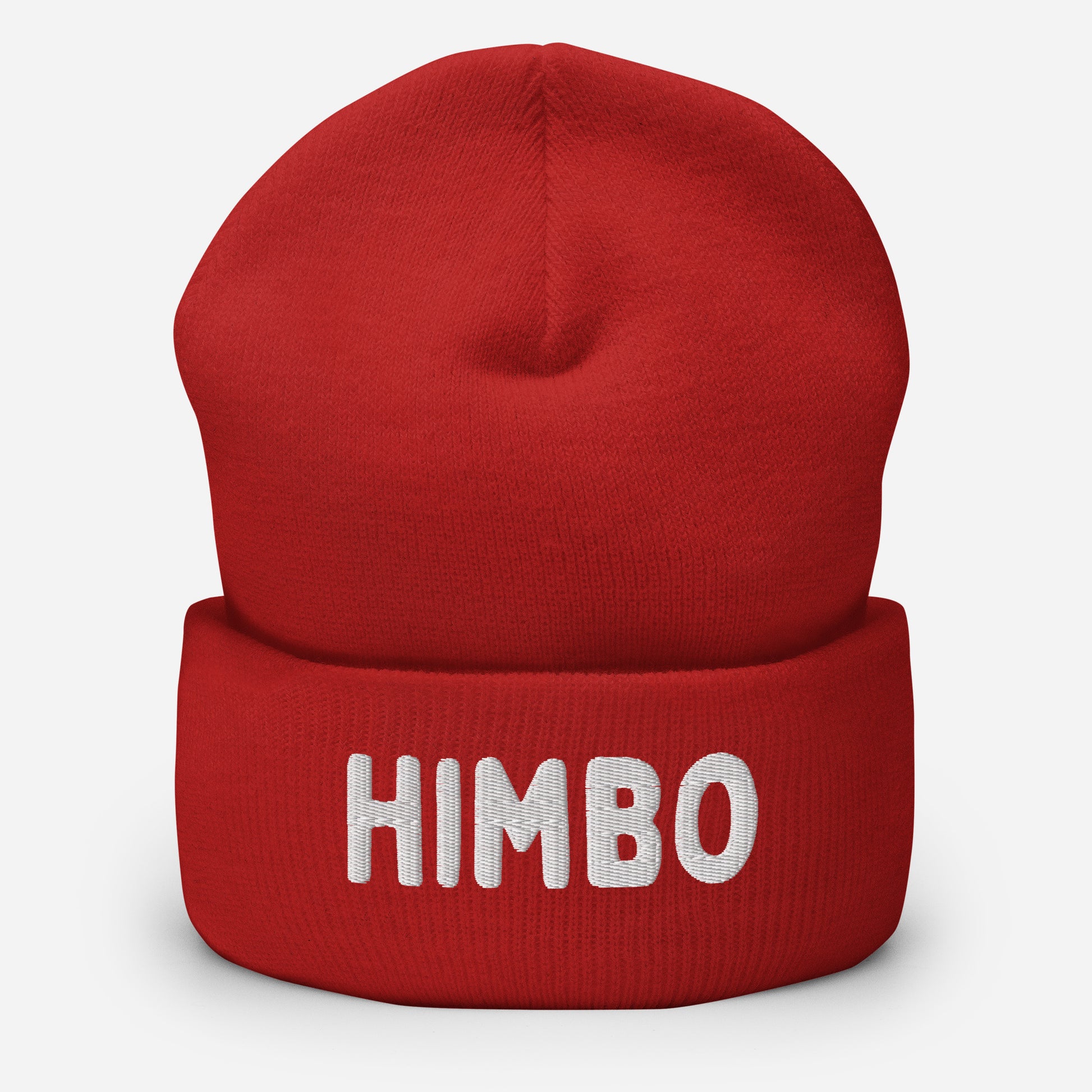 Let Go Get Laid beanie with "HIMBO" text for submissive tops