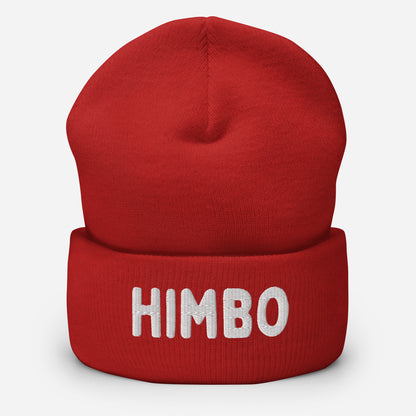 Let Go Get Laid beanie with "HIMBO" text for submissive tops