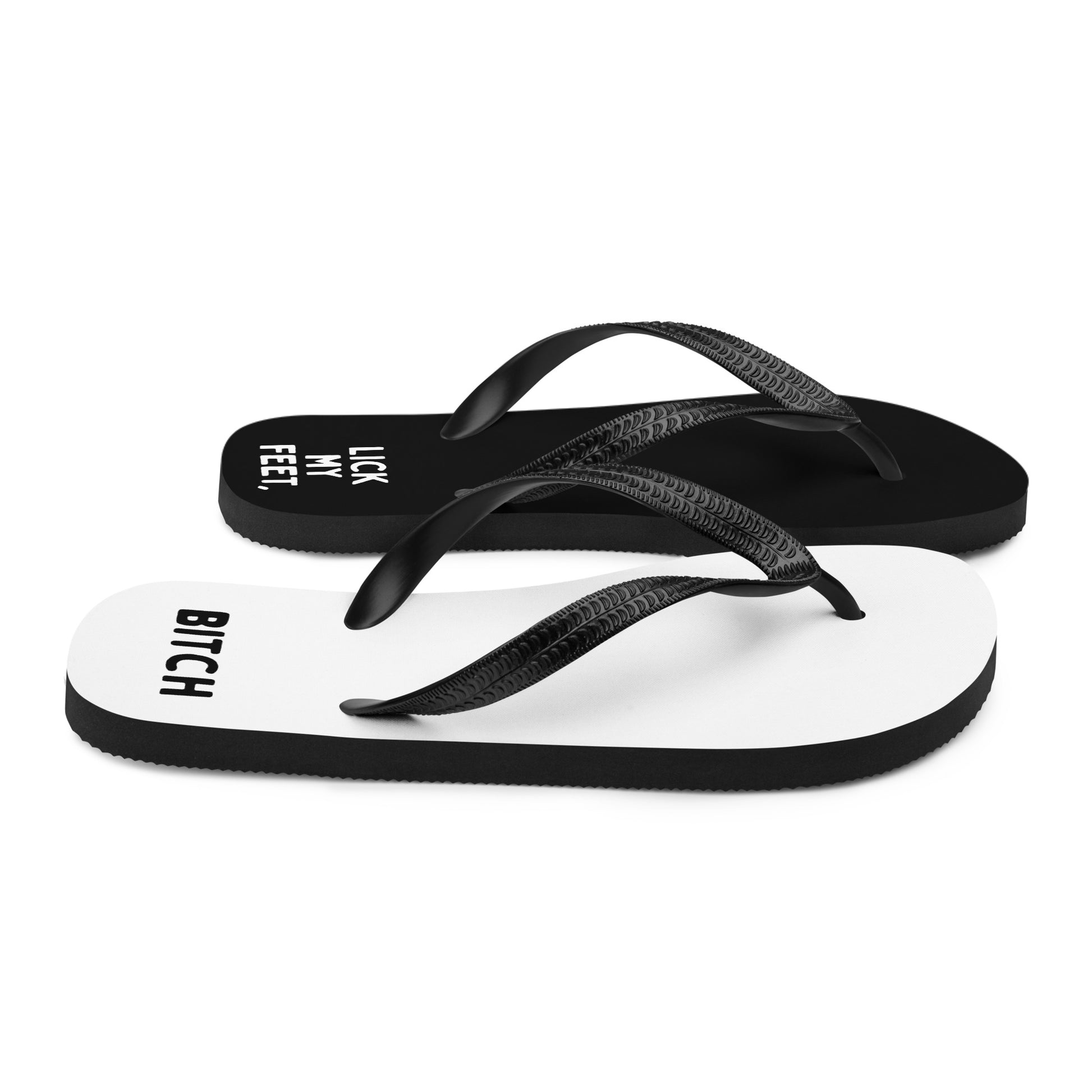 Let Go Get Laid flip flops kinky fetish gift