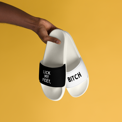 LICK MY FEET, Bitch - Slides - Feet & Socks Worship Accessories