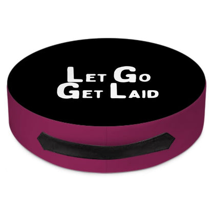 LetGoGetLaid cuckolding zone accessories - a premium handmade portable cuck chair with a leather handle