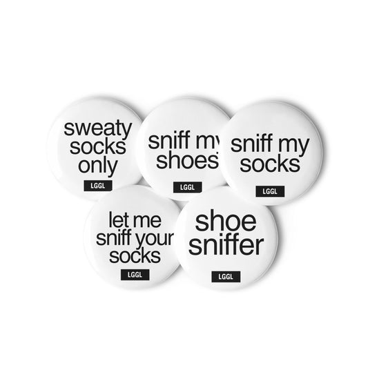 Selection of gay dirty socks sniffing fetish accessories for party and pride