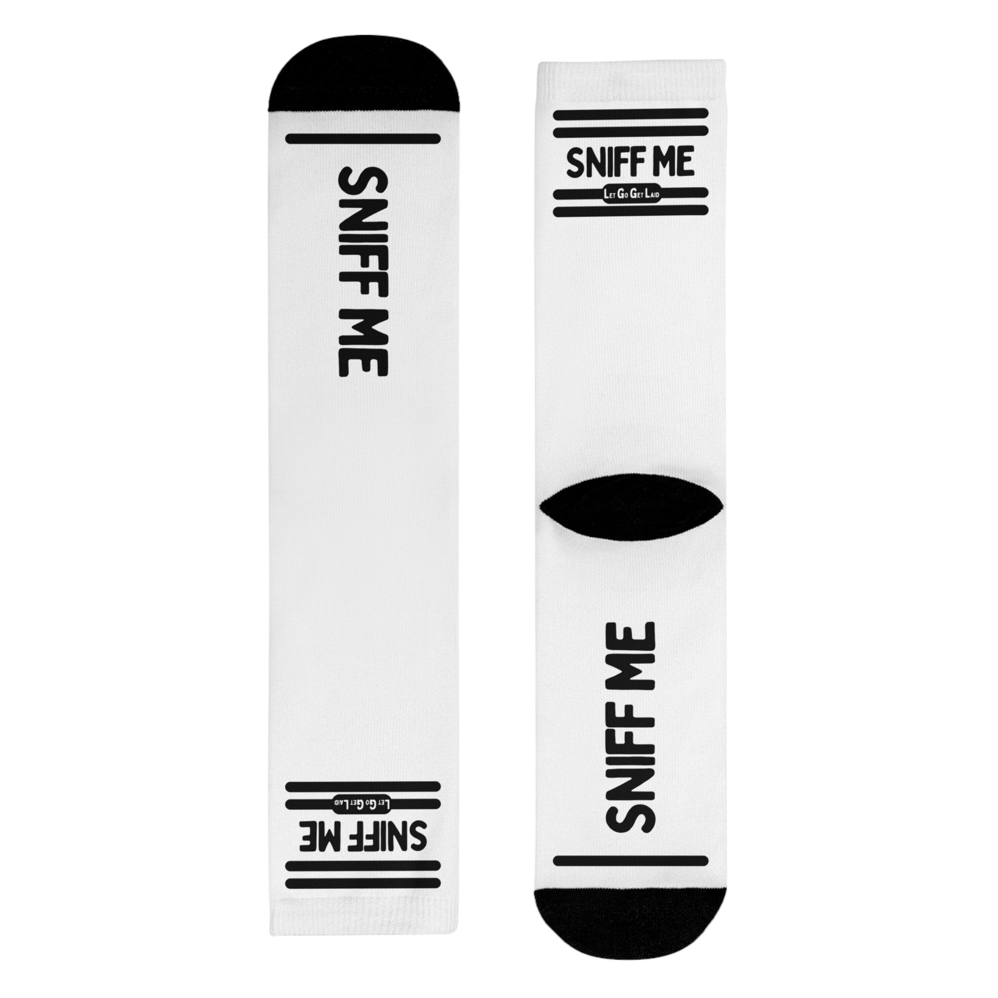 LetGoGetLaid Sniff Me Socks - hardcore footplay gear
