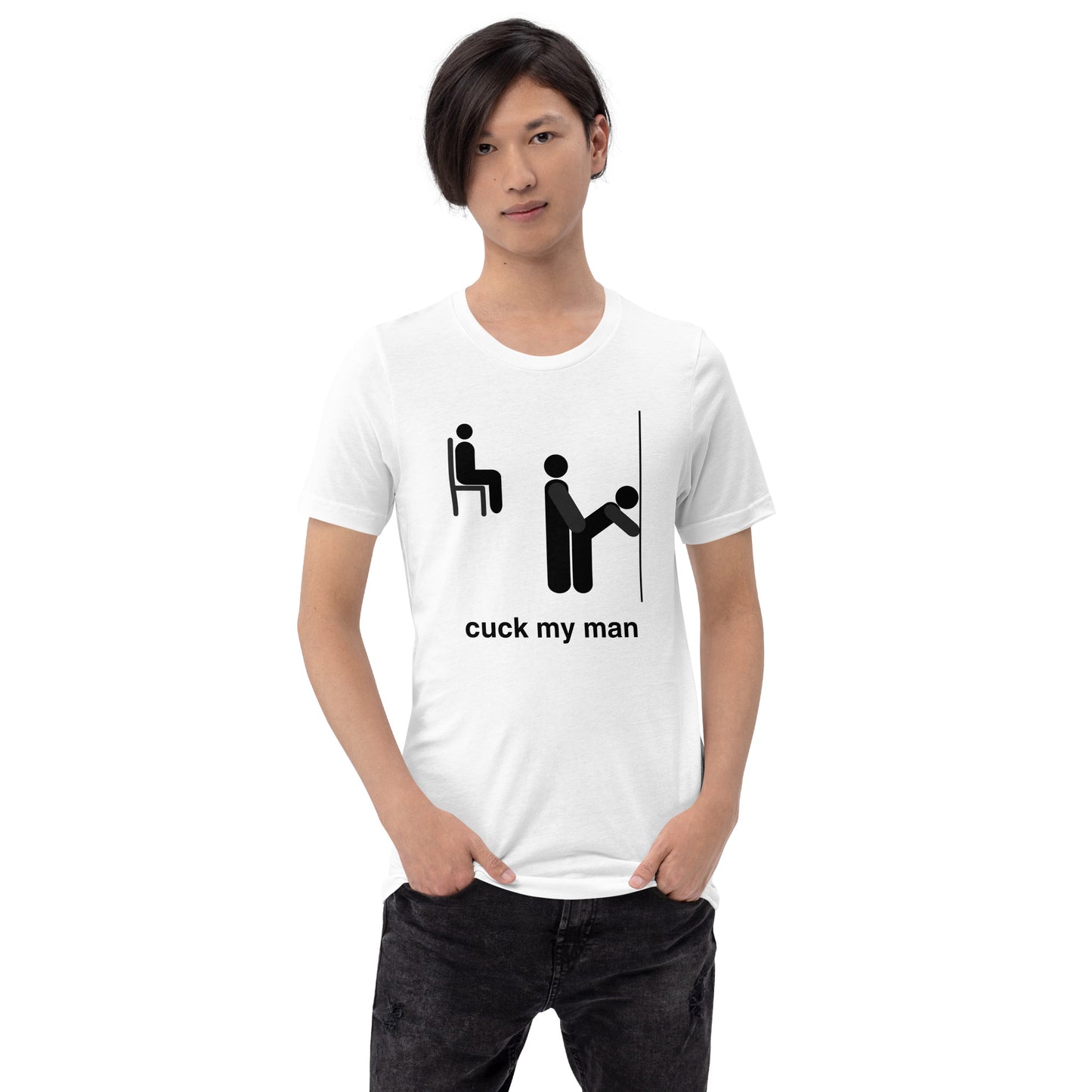 Premium Gay Cuckolding Lifestyle T-shirt available only at www.letgogetlaid.com
